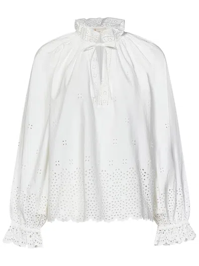 Shop Ulla Johnson Alora Shirt In Bianco