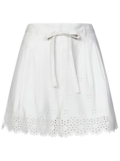 Shop Ulla Johnson Sabine Shorts In Bianco
