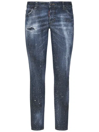 Shop Dsquared2 Jennifer Jeans In Blu
