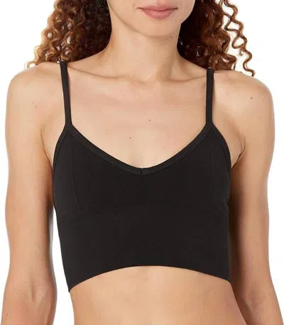 Shop Alo Yoga Seamless Delight Bralette Sports Bra In Black