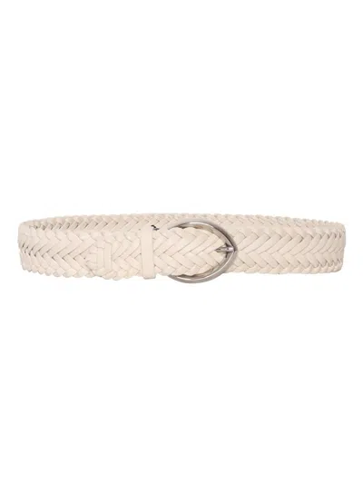 Shop Claudio Orciani Belt In White
