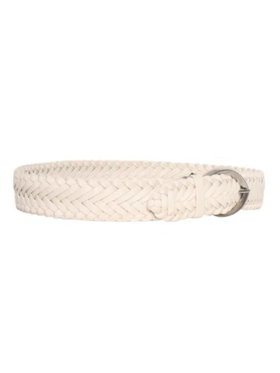 Shop Claudio Orciani Belt In White