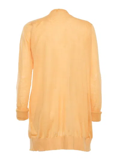 Shop Fabiana Filippi Cardigan In Orange