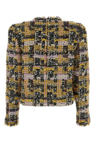 Shop Isabel Marant Jackets And Vests In Lilacyellow