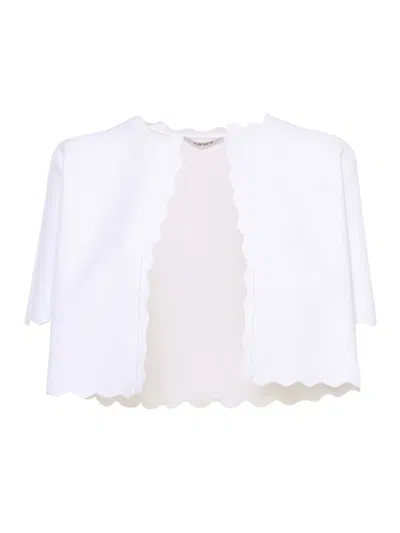 Shop Kangra Cashmere Jacket In White