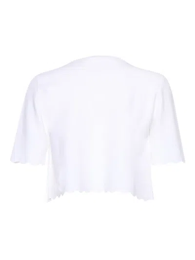 Kangra Cashmere Short White Jacket In White