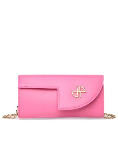 Shop Patou 'jp' Pink Leather Crossbody Bag