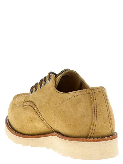 Shop Red Wing Shoes 'shop Moc Oxford' Lace Up Shoes In Beige