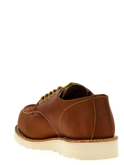 Shop Red Wing Shoes 'shop Moc Oxford' Lace Up Shoes In Brown