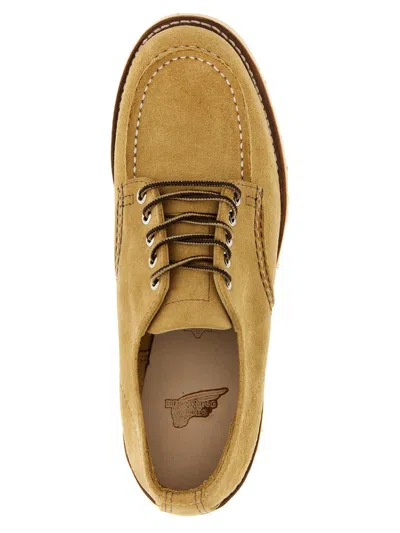Shop Red Wing Shoes 'shop Moc Oxford' Lace Up Shoes In Beige