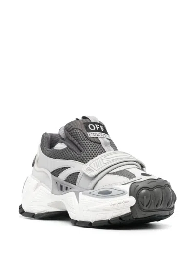 Shop Off-white Glove Panelled Slip-on Sneakers In Grey Light Grey