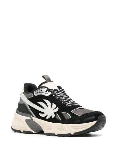 Shop Palm Angels The Palm Runner In Black Grey