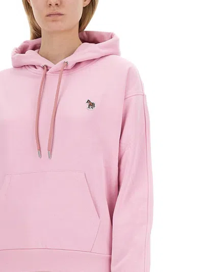 Shop Ps By Paul Smith Ps Paul Smith Sweatshirt With Logo In Pink