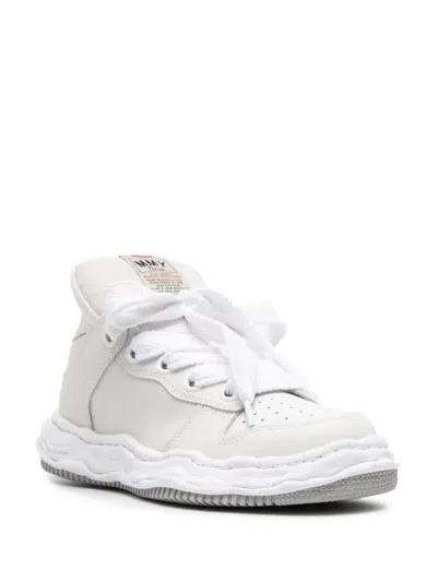 Shop Miharayasuhiro Maison Mihara Yasuhiro Wayne Sneakers Shoes In White