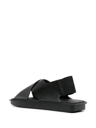 Shop Y-3 Adidas  Sandal Shoes In Black