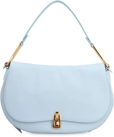 Shop Coccinelle Magie Soft Leather Handbag In Blue