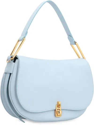 Shop Coccinelle Magie Soft Leather Handbag In Blue