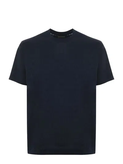 Shop Emporio Armani T-shirts And Polos Blue