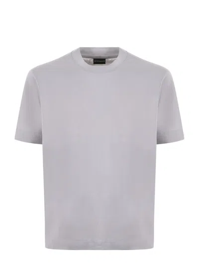 Shop Emporio Armani T-shirts And Polos Grey