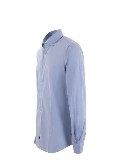 Shop Fay Shirts Clear Blue