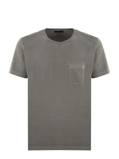 Shop Fay T-shirts And Polos In Verde Salvia