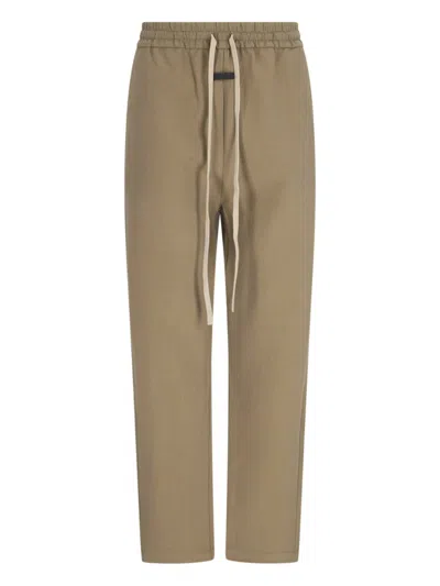 Shop Fear Of God Trousers In Brown