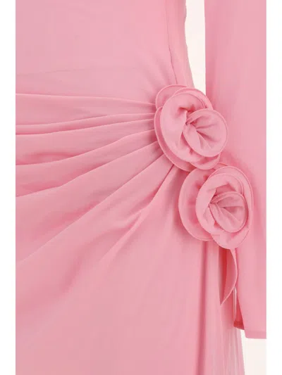 Shop Magda Butrym Dresses In Pink