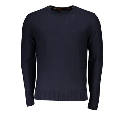 Shop Hugo Boss Blue 60 Wool Shirt
