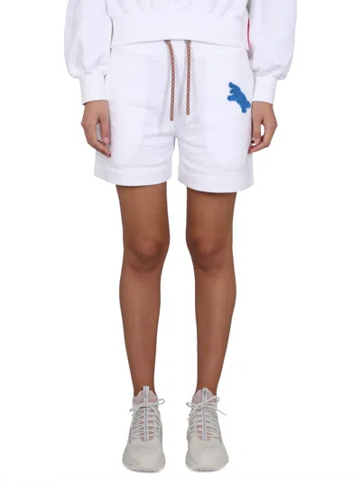 Shop Canada Goose Muskoka Shorts In Bianco