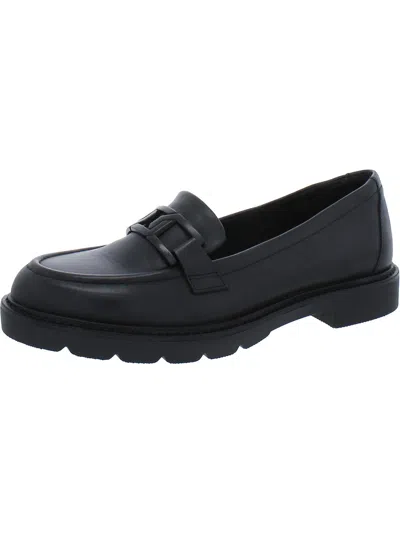 Shop Rockport Kacey Chain Womens Slip On Casual Loafers In Black