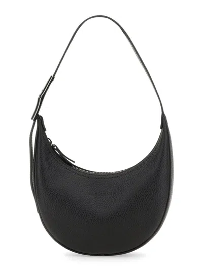 Shop Longchamp "roseau Essential Small" Bag In Black