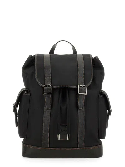 Shop Longchamp Backpack "boxford" In Black