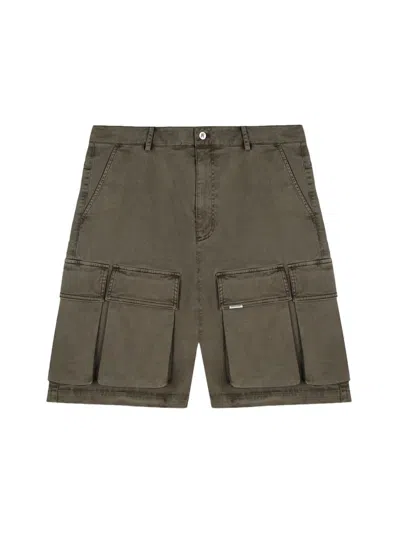 Shop Represent Short Cargo Washed In Green