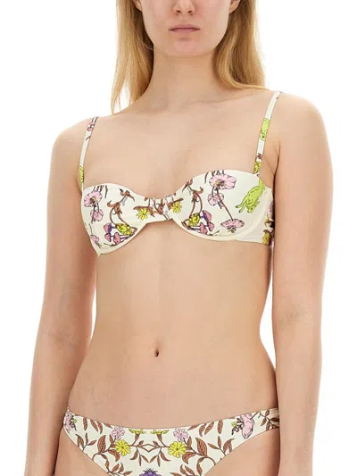 Shop Tory Burch Top Bikini In Multicolour