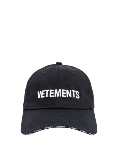Shop Vetements Hat In Black