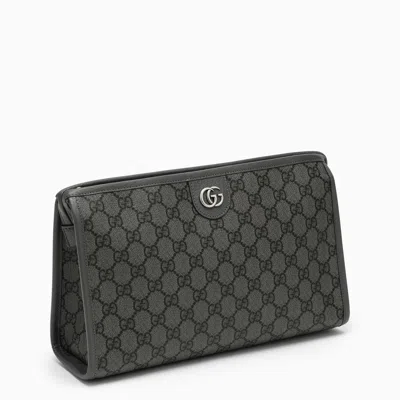 Shop Gucci Clutch Phidia Grey In Gray