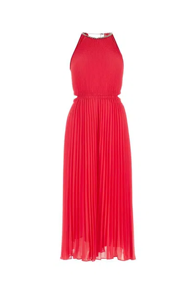 Shop Michael Kors Michael By  Long Dresses. In Red