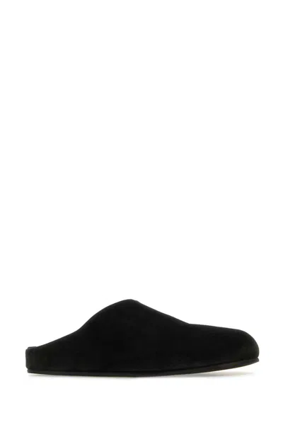 Shop The Row Slippers In Black
