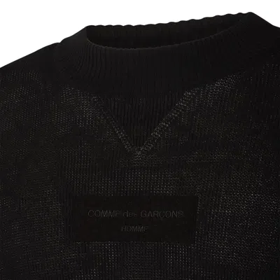Shop Comme Des Garçons Homme Deux Comme Des Garcons Homme Knitwear In Black