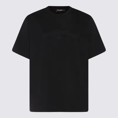 Shop Dolce & Gabbana Black Cotton T-shirt
