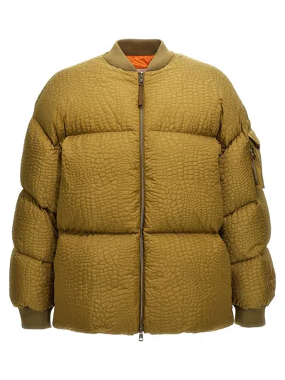 Shop Moncler Genius Bomber  Roc Nation By Jay-z In Green