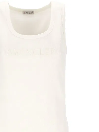 Shop Moncler Tops In White