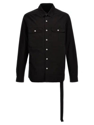 Shop Rick Owens Drkshdw Oversize Fit Shirt In Black