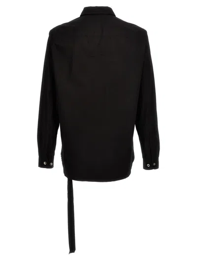 Shop Rick Owens Drkshdw Oversize Fit Shirt In Black