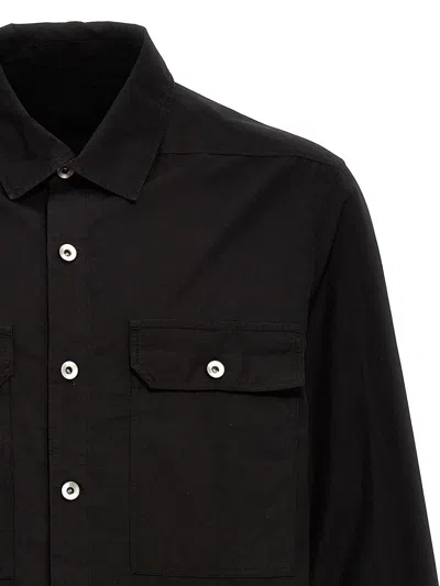 Shop Rick Owens Drkshdw Oversize Fit Shirt In Black