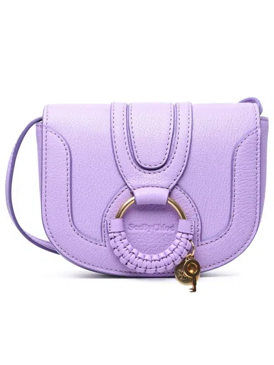 Shop See By Chloé 'hana' Small Lilac Leather Bag In Lilla