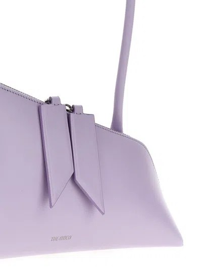Shop Attico The  'sunrise' Shoulder Bag In Lilac