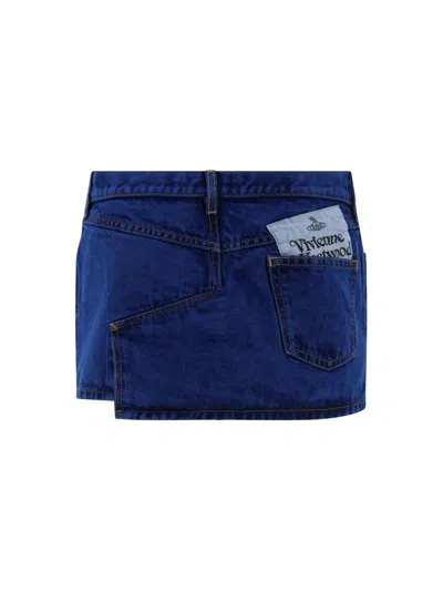 Shop Vivienne Westwood Skirts In Blue