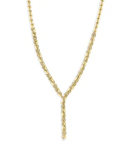 Bloomingdale's Diamond Chevron Lariat Necklace In 14k Yellow Gold, 0.85 Ct. T. W. In Gold