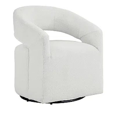 Shop Furniture Of America Miya Swivel Chair In White